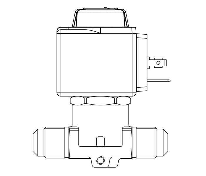 常閉電磁閥1064/4A7,SAE直螺紋接頭,隔膜先導式