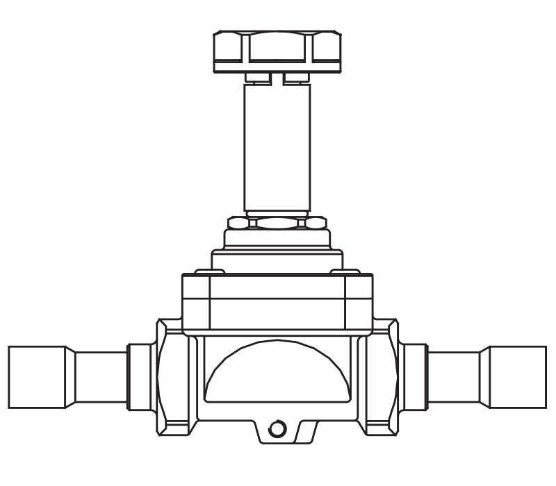 常開(kāi)電磁閥1148/5S,內(nèi)連焊接接頭,活塞先導(dǎo)式