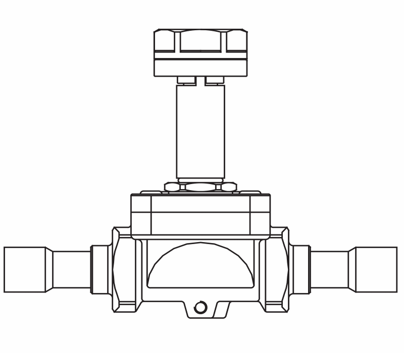 常開電磁閥1178/M12S,內(nèi)連焊接接頭,隔膜先導(dǎo)式