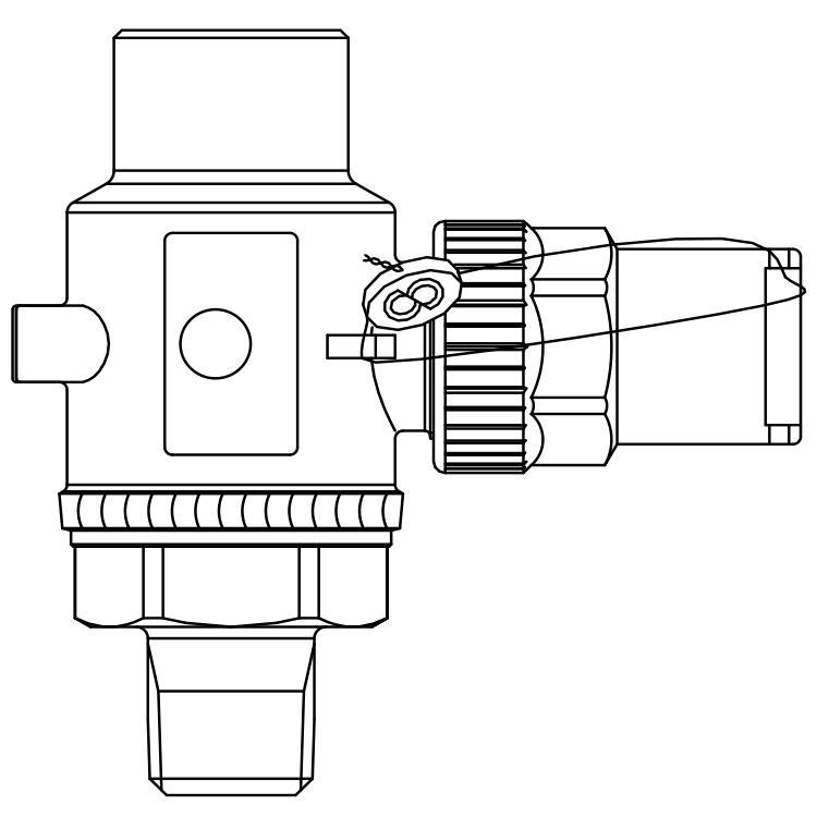 安全閥用球關(guān)閉閥3063/22,NPT錐形螺紋接頭