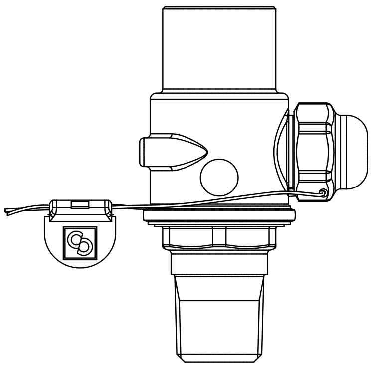 安全閥用球關(guān)閉閥3064/22,NPT錐形螺紋接頭