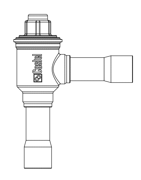 止回閥3184N/11,紫銅ODS,連接直角彎頭