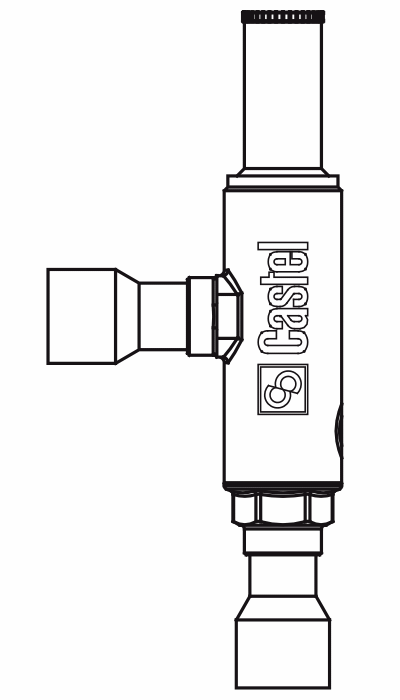 熱氣旁通冷量調(diào)節(jié)閥3310/M12S,銅管內(nèi)連接焊接接頭