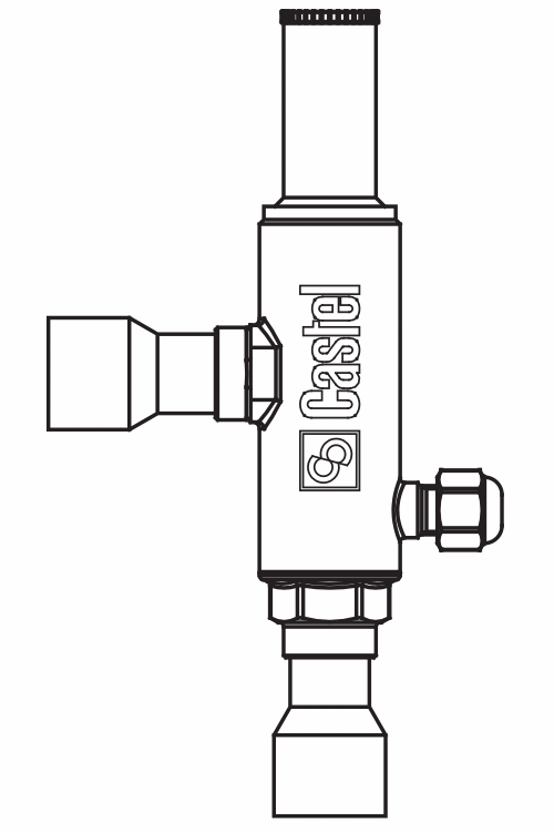 貯液器壓力調(diào)節(jié)閥3350/4S,銅管內(nèi)連接焊接接頭