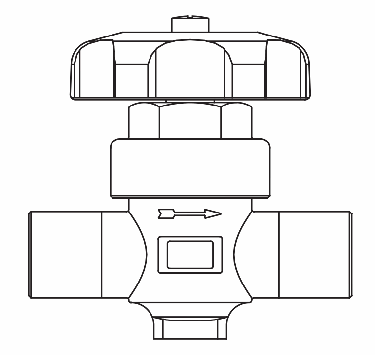 手閥6220/5,ODS銅管內(nèi)連接焊接接頭