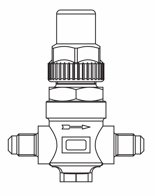 頂蓋閥6410/3,SAE喇叭口直螺紋接頭