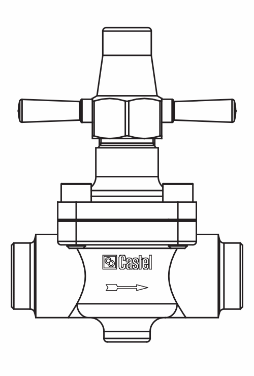 截止閥6512/13,焊接接頭