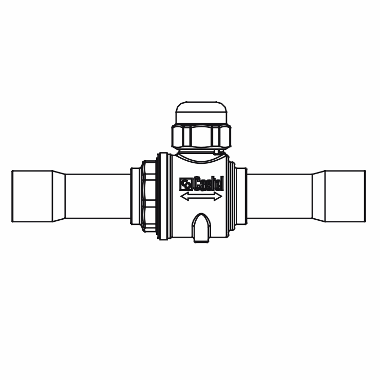 球閥6570/M12,ODS銅管內(nèi)連接焊接接頭